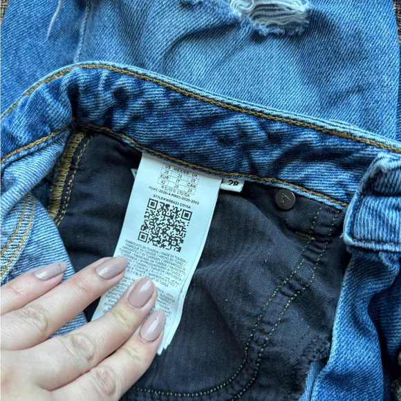Guess Mom Jean Tapered High Waisted Denim - Picture 6 of 6